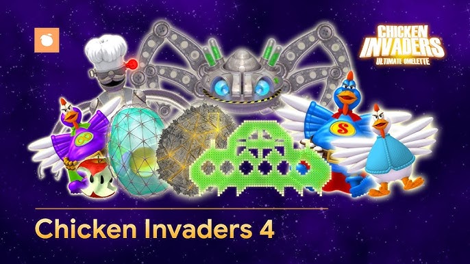 تحميل لعبة الفراخ 4 Chicken Invaders للكمبيوتر 